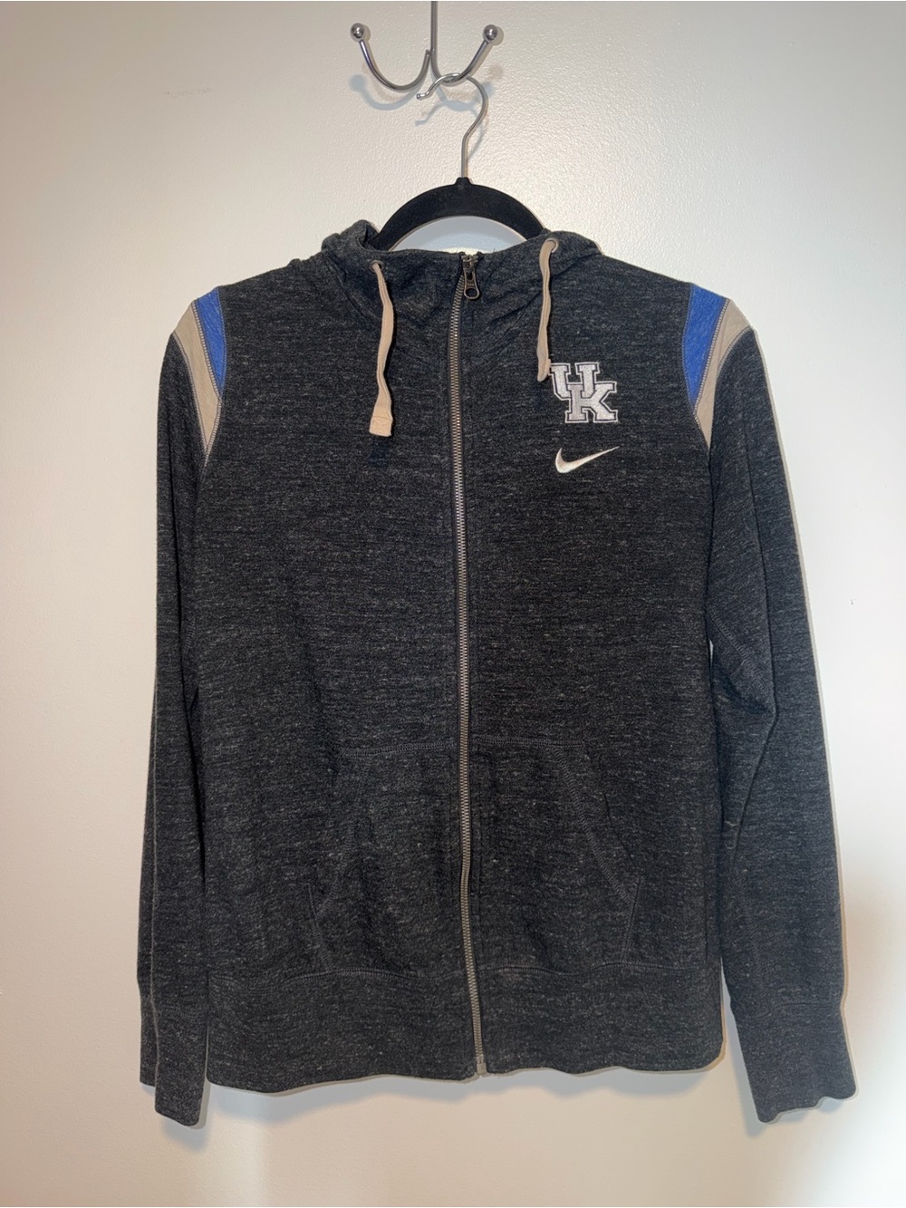 Nike Kentucky Wildcats Full Zip Hoodie Jacket Medium Black UK NCAA